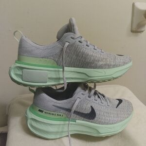 Nike Gray and Mint Green Sneakers